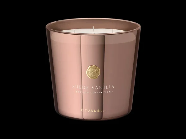Rituals Large Suede Vanilla Scented Candle> Stora Ljus | Exklusiva Doftljus