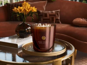 Rituals XL Suede Vanilla Scented Candle> Stora Ljus | Exklusiva Doftljus